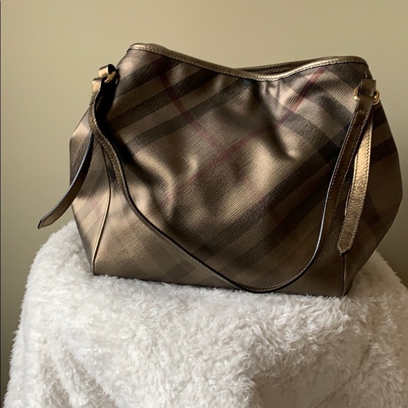 burberry metallic bag